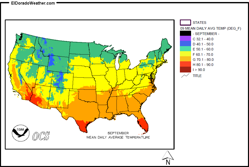 Average Weather In United States