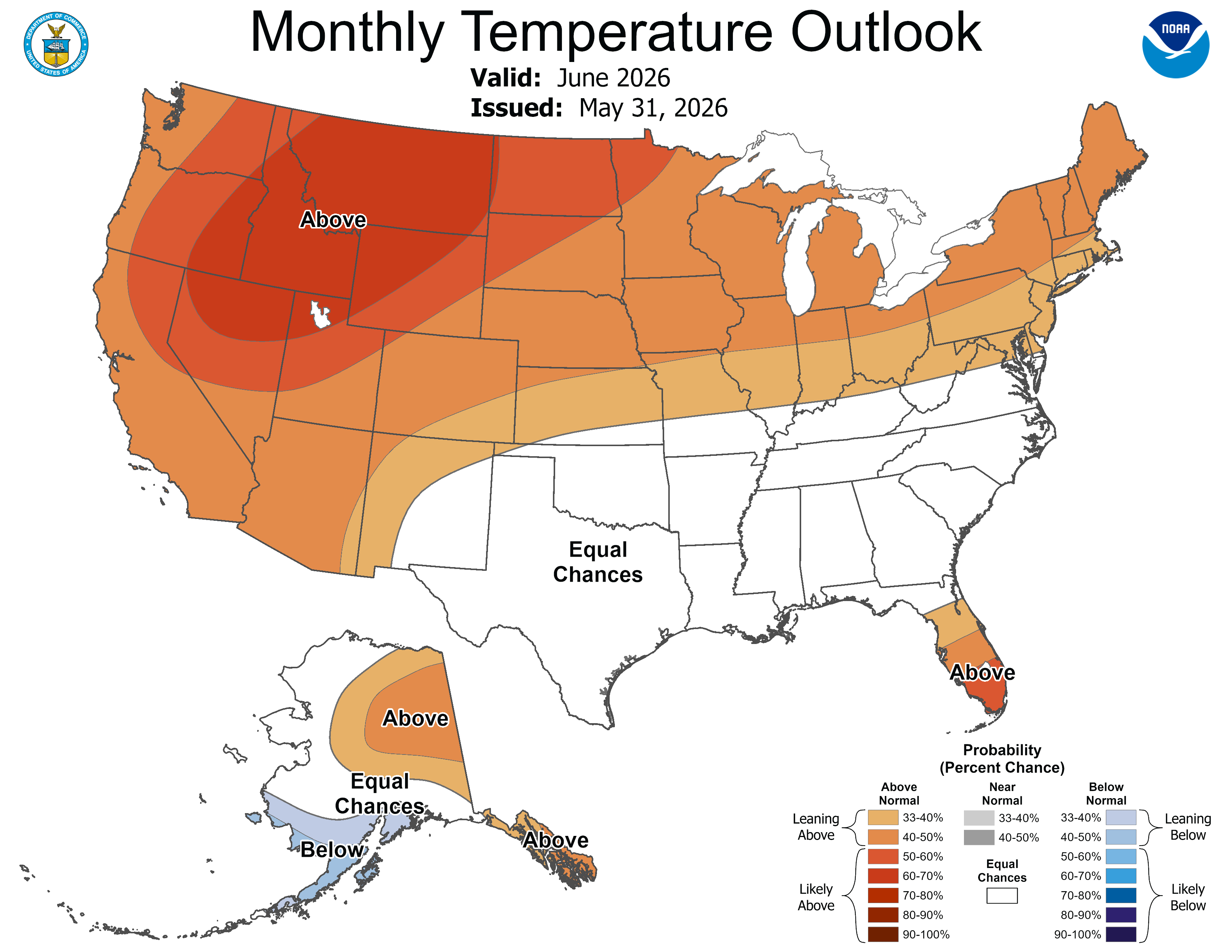Monthly Temperature Outlook