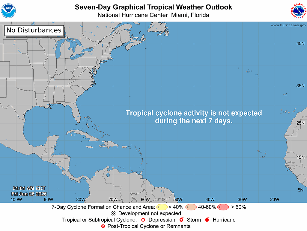 NHC Graphical Tropical Weather Outlook