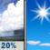 Saturday: A 20 percent chance of showers before noon.  Mostly sunny, with a high near 77.