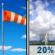 Saturday: A slight chance of showers between noon and 3pm, then a slight chance of showers and thunderstorms after 3pm.  Sunny, with a high near 97. Breezy, with a south wind 18 to 24 mph, with gusts as high as 38 mph.  Chance of precipitation is 20%.