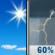 Sunday: Showers and thunderstorms likely after noon.  Partly sunny, with a high near 79. Chance of precipitation is 60%.