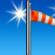 Today: Sunny, with a high near 84. Windy, with a southwest wind 25 to 30 mph, with gusts as high as 45 mph. 