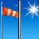 Monday: Sunny, with a high near 81. Windy, with a southwest wind 25 to 30 mph decreasing to 20 to 25 mph in the afternoon. Winds could gust as high as 50 mph. 