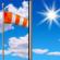 Monday: Sunny, with a high near 87. Breezy. 