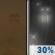 Tuesday Night: A 30 percent chance of rain after 4am.  Patchy blowing dust. Snow level 8300 feet. Mostly cloudy, with a low around 40. Breezy, with a south southwest wind around 25 mph, with gusts as high as 50 mph. 