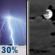 Sunday Night: A 30 percent chance of showers and thunderstorms before 8pm.  Mostly cloudy, with a low around 62. Calm wind. 