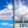 Thursday: A 10 percent chance of showers and thunderstorms after noon.  Mostly sunny, with a high near 83.