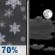 Tonight: Snow likely, mainly before 9pm.  Mostly cloudy, with a low around 6. West wind around 5 mph becoming calm.  Chance of precipitation is 70%. New snow accumulation of less than a half inch possible. 