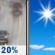 Friday: A slight chance of rain before 8am, then a slight chance of rain after 5pm.  Mostly cloudy, then gradually becoming sunny, with a high near 58. Light southwest wind becoming west southwest 5 to 10 mph in the morning. Winds could gust as high as 24 mph.  Chance of precipitation is 20%.