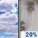 Friday: A slight chance of rain before 4pm, then a slight chance of rain after 5pm.  Partly sunny, with a high near 64. Light and variable wind becoming west northwest 5 to 9 mph in the morning.  Chance of precipitation is 20%.