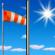 Monday: Sunny, with a high near 71. Breezy, with a southwest wind 18 to 22 mph, with gusts as high as 37 mph. 