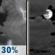 Tonight: A 30 percent chance of showers and thunderstorms, mainly before 8pm.  Mostly cloudy, with a low around 79. North wind 5 to 9 mph becoming calm  after midnight. 