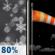 Tonight: Rain showers, snow showers, and sleet before 10pm, then a slight chance of snow showers between 10pm and 11pm. Some thunder is also possible.  Low around 22. Windy, with a northwest wind 24 to 29 mph, with gusts as high as 47 mph.  Chance of precipitation is 80%. New snow and sleet accumulation of less than a half inch possible. 