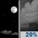 Monday Night: Isolated showers after midnight.  Partly cloudy, with a low around 75. East wind around 18 mph, with gusts as high as 24 mph.  Chance of precipitation is 20%.