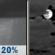 Tonight: Isolated showers before 9pm.  Mostly cloudy, with a low around 66. Southwest wind 5 to 7 mph becoming calm  in the evening.  Chance of precipitation is 20%.